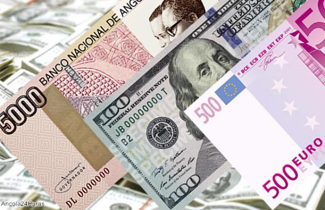 Moeda angolana Kwanza fecha o dia a valer menos 16% face ao euro e 10% para o dólar