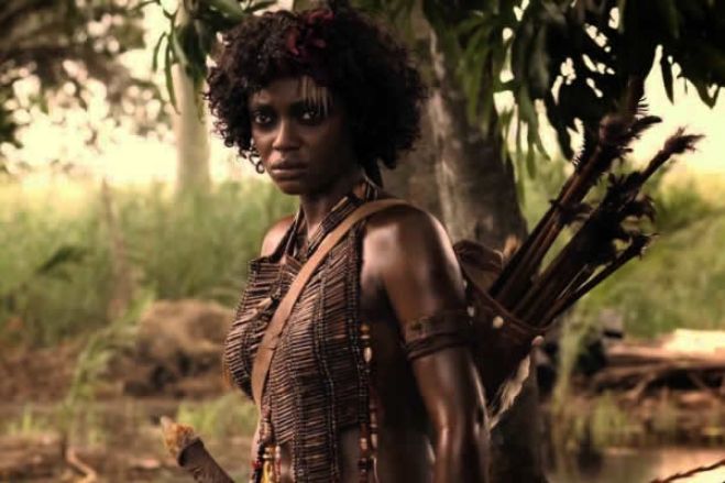 Foto do filme angolano que resgata a história da rainha negra NJinga?