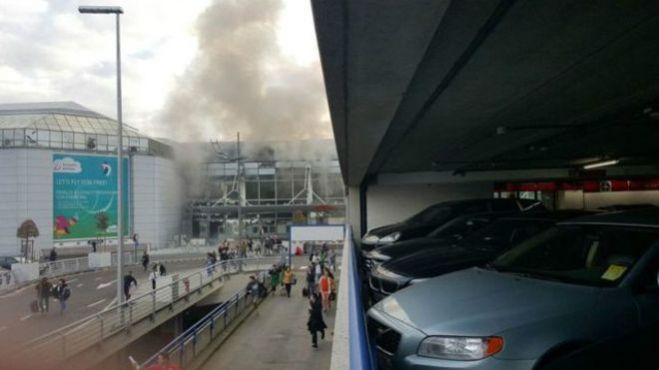 Explosões ocorreram na área de embarque, segundo testemunhas