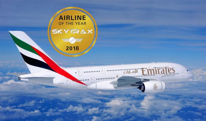 Emirates é eleita ‘Melhor Companhia Aérea do Mundo’ pela Skytrax