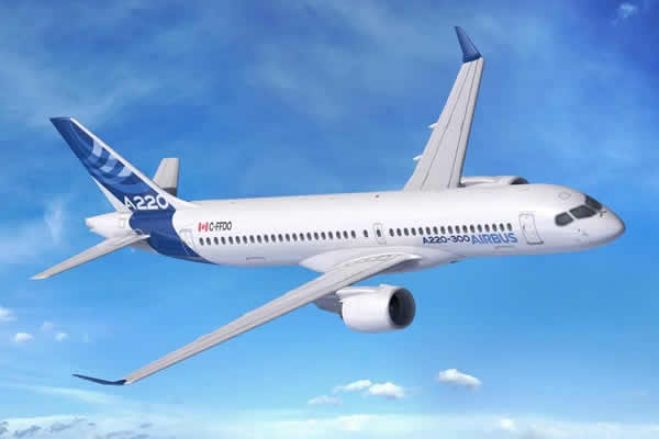 Transportadora angolana TAAG vai alugar seis aviões Airbus A220-300 em &#039;leasing&#039;