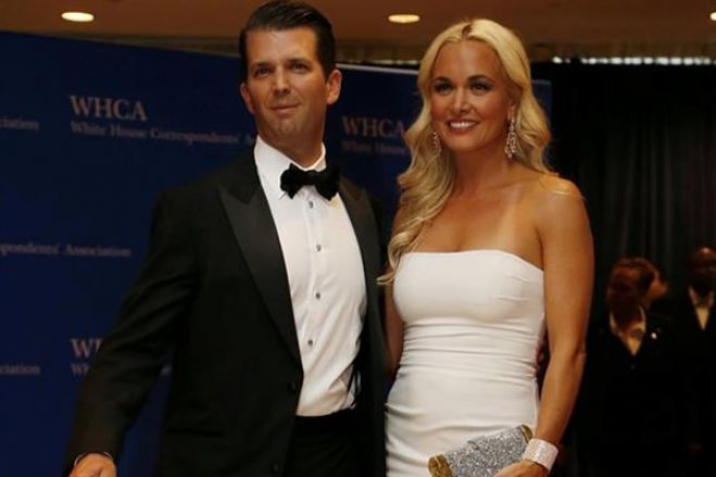 Mulher de Donald Trump Jr. pede o divórcio