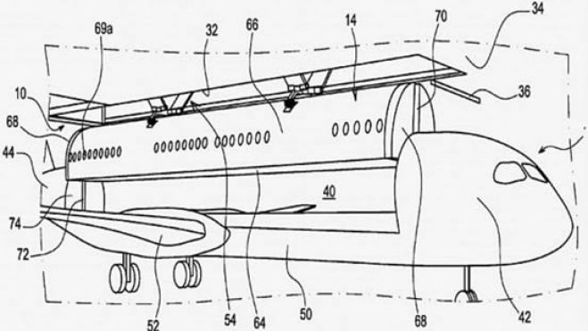 Airbus quer avião com encaixe para passageiros tipo contentor