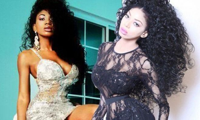A transformação da pop star nigeriana Denica é particularmente inquietante.