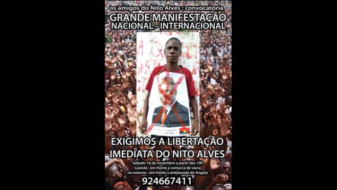 Cartaz da manifestação convocada para dia 16 de Novembro 2013