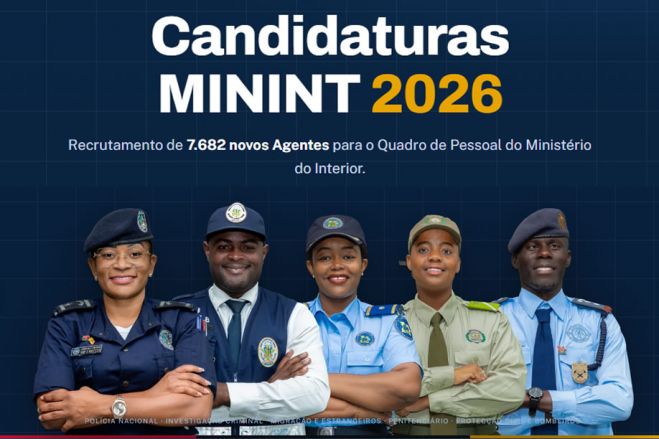 Portal de candidaturas do concurso público do Ministério Interior já disponível