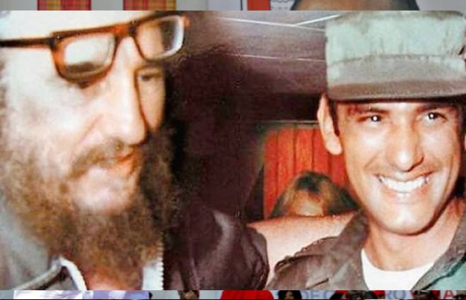 Fidel e Sanchez nos velhos tempos. Foto: DR