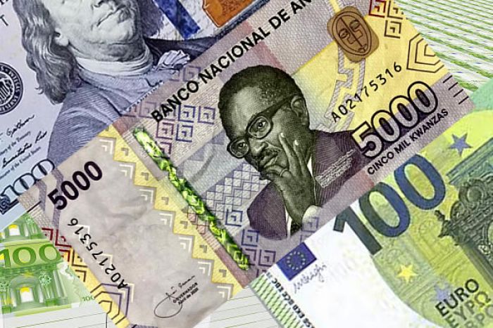 Moeda nacional &quot;estabiliza&quot; nos 822,4 kwanzas por dólar e 892,9  kwanzas por euro