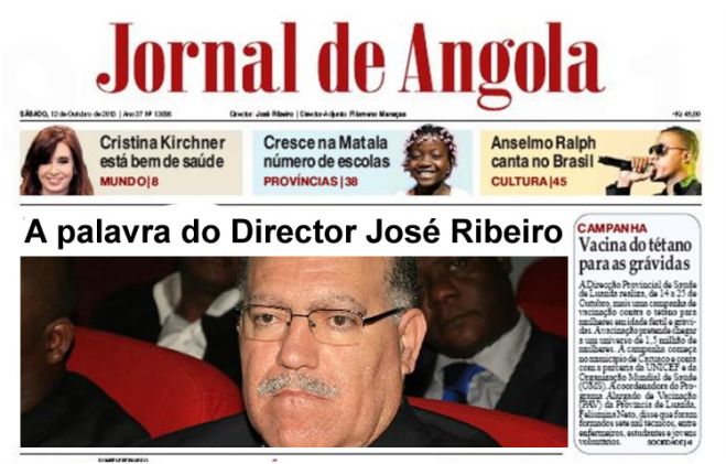 Jornal de Angola arrasa oposição angolana