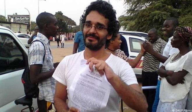 Luaty Beirão pede processo disciplinar contra polícias que levaram mulher