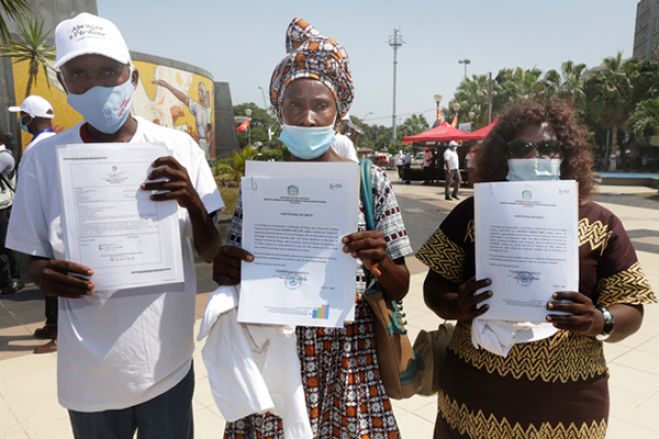 Governo entrega primeiras Certidões de óbito às famílias das vítimas do conflito