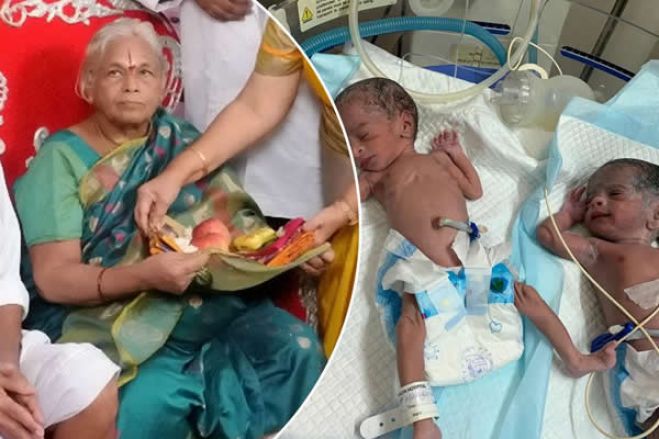 Indiana de 73 anos dá à luz gêmeas após tratamento para engravidar do marido de 82