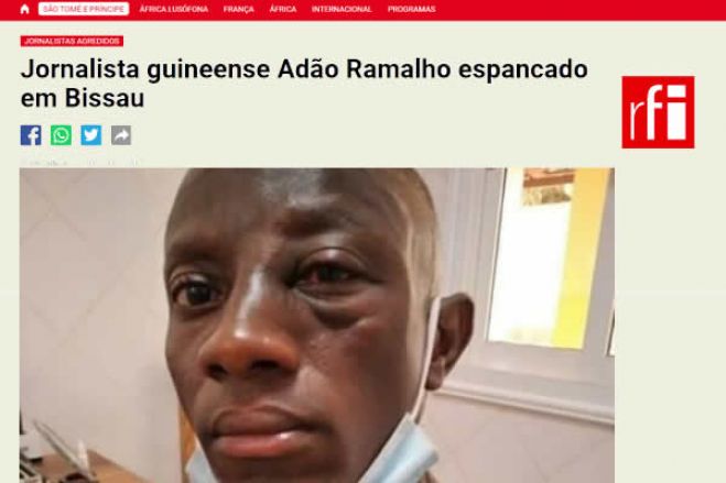 TV Zimbo terá usado imagem de jornalista guineense para &quot;enganar&quot; opinião pública