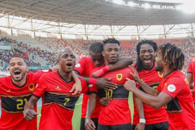 Angola vence Namibia por 3 a 0 e se classifica para os quartos-de-final do CAN`2023