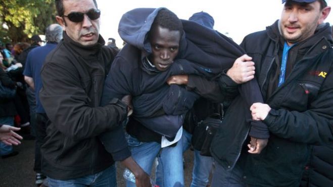 Africano preso no protesto em Israel