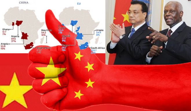 Angola, o maior beneficiário da ajuda financeira da China e da África