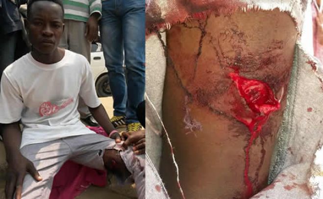 Ativistas agredidos durante protesto contra o governo em Luanda