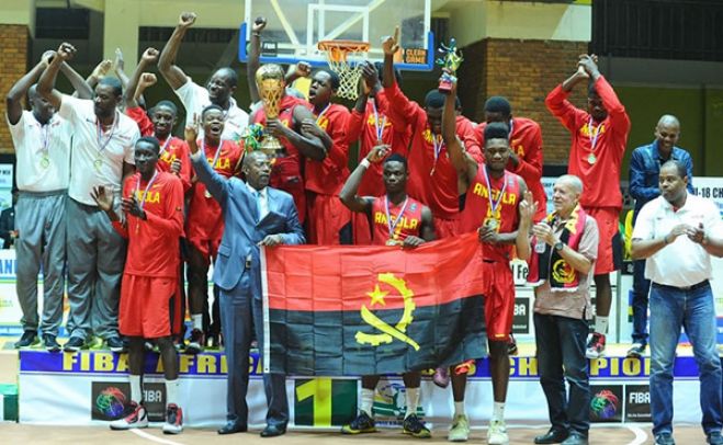 Seleção sub-18 de basquetebol é a nova campeã africana