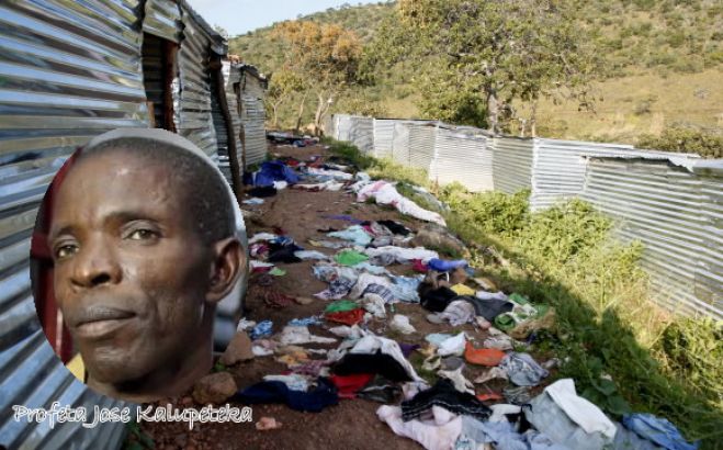 Acampamento da monte de Sume de kalupeteka destruído pela policia