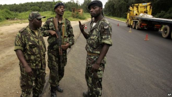 As forças angolanas
