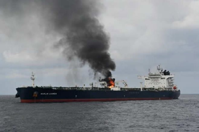 Sonangol diz que não tem qualquer ligação com o navio petroleiro atacado no mar vermelho