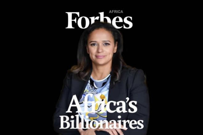 A fortuna de Isabel dos Santos em queda em 2021 segundo a Forbes