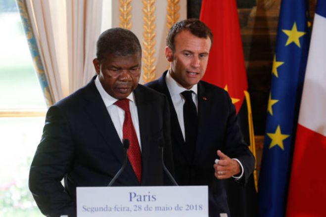 Presidente francês manifestou "todo o apoio" a reformas de João Lourenço