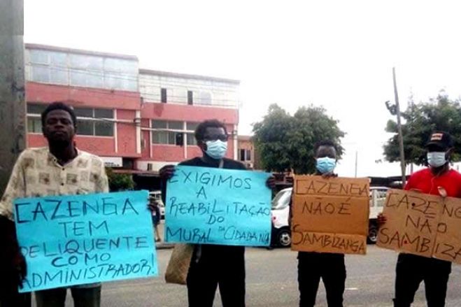 Detidos manifestantes acusados de vandalismo no Cazenga