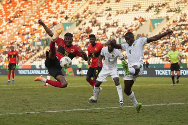 Angola vence Mauritânia por 3 - 2 e lidera o grupo D do CAN23