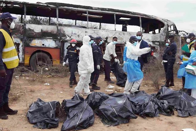 Corpos carbonizados dificultam identificação das 22 vítimas mortais da tragédia no Kwanza-Sul