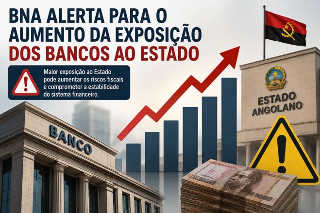 BNA alerta para concentração de risco nos bancos devido à exposição à dívida do Estado
