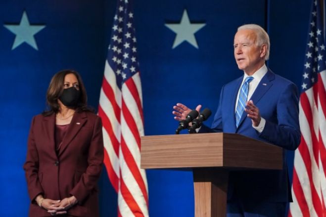 Em seu 1º discurso após vitória, Biden afirma que governará para todos os americanos