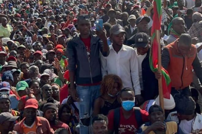 Um «misterioso» corte de energia no comício da UNITA no Huambo